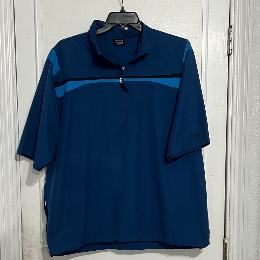 Nike Dark Blue Half-Zip Top